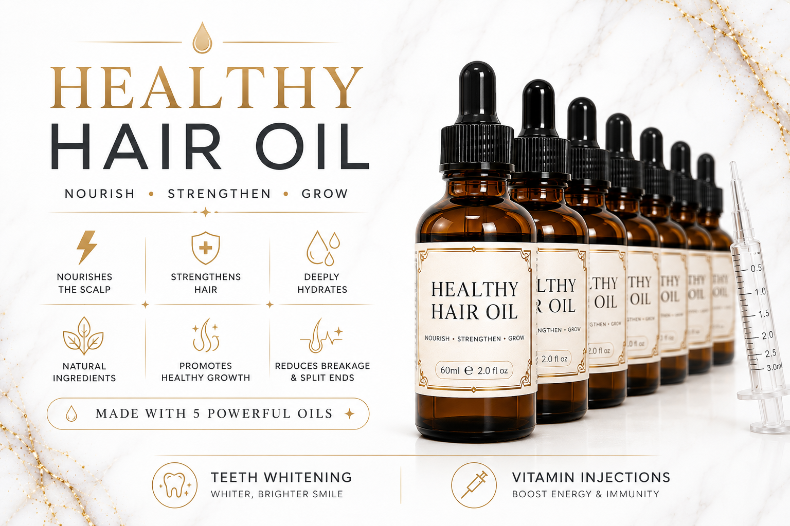 Healthy hair oil
